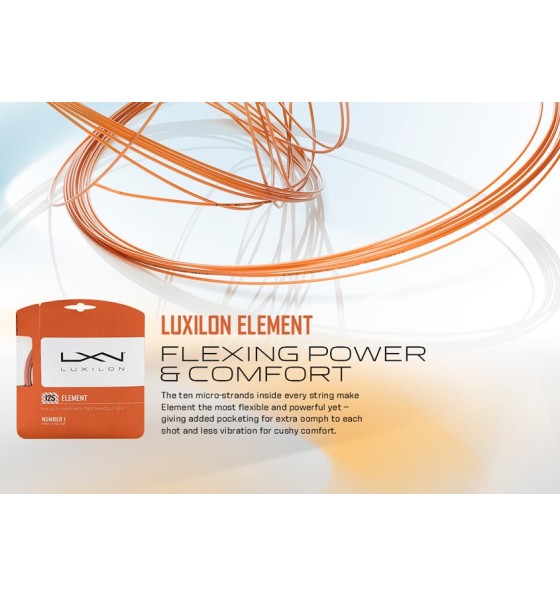 Luxilon Element 125 Tennis strings